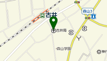 古井郵便局の地図画像