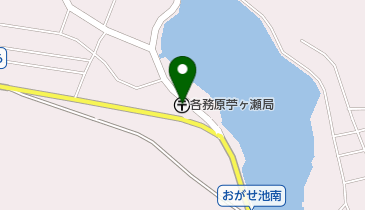 各務原苧ヶ瀬郵便局の地図画像