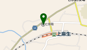 七宗郵便局の地図画像