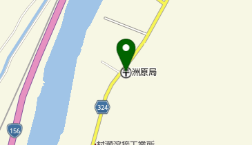 洲原郵便局の地図画像