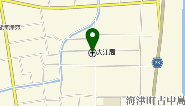 大江郵便局の地図画像