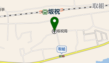 坂祝郵便局の地図画像