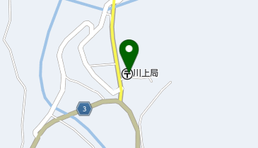 川上郵便局の地図画像