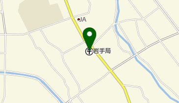 岩手郵便局の地図画像