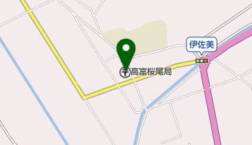 高富桜尾郵便局の地図画像