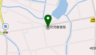 可児春里郵便局の地図画像