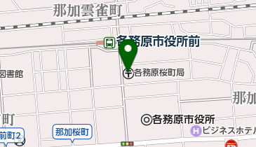 各務原桜町郵便局の地図画像