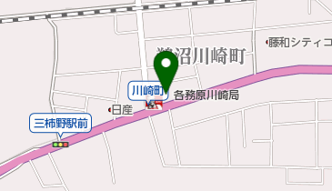 各務原川崎郵便局の地図画像