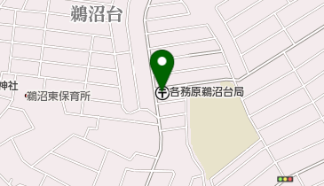 各務原鵜沼台郵便局の地図画像