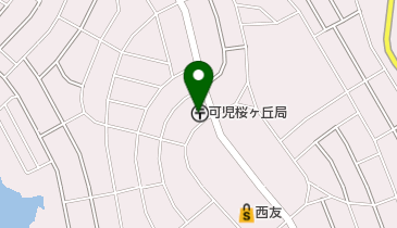 可児桜ケ丘郵便局の地図画像