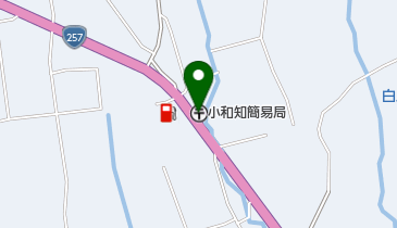小和知簡易郵便局の地図画像