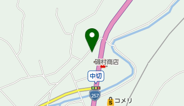 岩村飯羽簡易郵便局の地図画像