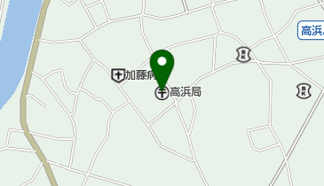 高浜郵便局の地図画像
