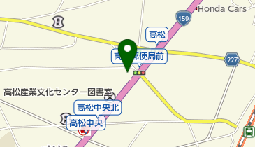 高松郵便局の地図画像