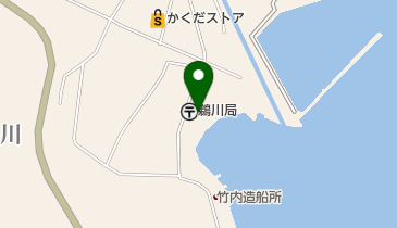 鵜川郵便局の地図画像