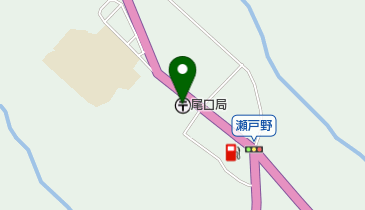 尾口郵便局の地図画像