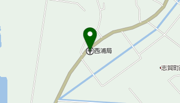 西浦郵便局の地図画像