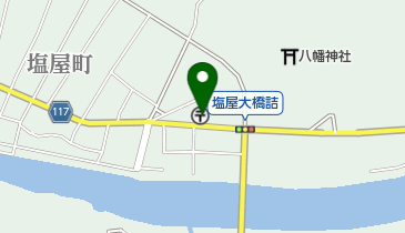 塩屋郵便局の地図画像