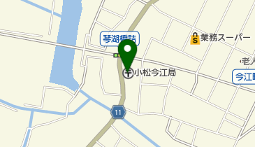 小松今江郵便局の地図画像