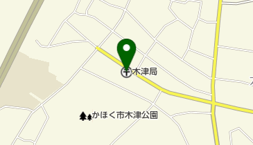 木津郵便局の地図画像