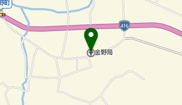 金野郵便局の地図画像