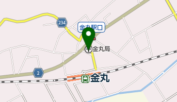金丸郵便局の地図画像