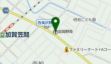 加賀野郵便局の地図画像