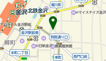 金沢駅前郵便局の地図画像