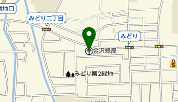 金沢緑郵便局の地図画像