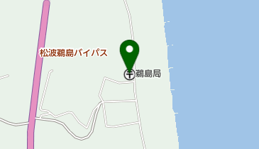 鵜島郵便局の地図画像