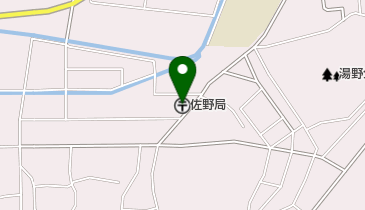 佐野郵便局の地図画像