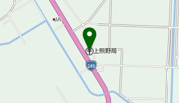上熊野郵便局の地図画像