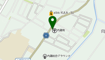 内灘郵便局の地図画像