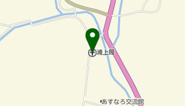 浦上郵便局の地図画像