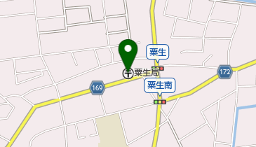 粟生郵便局の地図画像