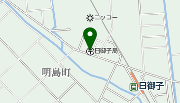 日御子郵便局の地図画像