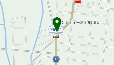 山代桔梗ケ丘郵便局の地図画像