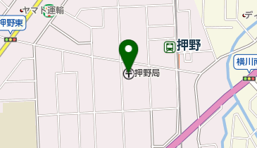 押野郵便局の地図画像