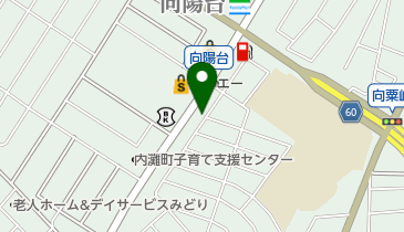 内灘向陽台郵便局の地図画像