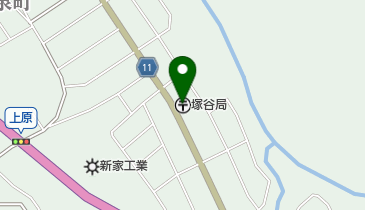 塚谷郵便局の地図画像