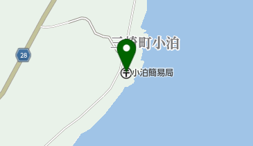 小泊簡易郵便局の地図画像