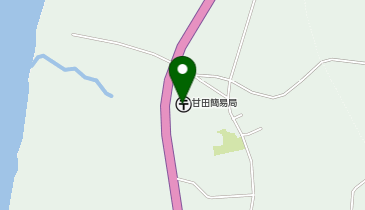 甘田簡易郵便局の地図画像
