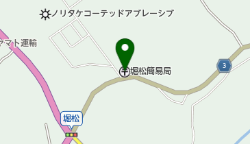 堀松簡易郵便局の地図画像