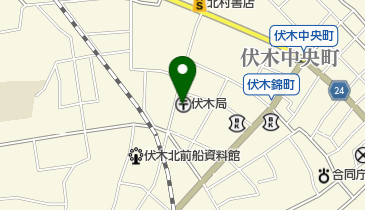 伏木郵便局の地図画像