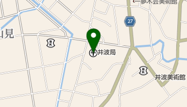 井波郵便局の地図画像