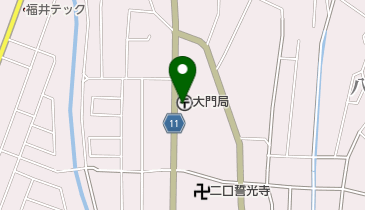 大門郵便局の地図画像