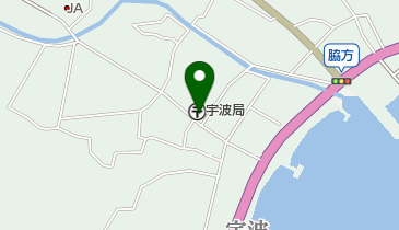 宇波郵便局の地図画像