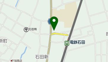 石田郵便局の地図画像