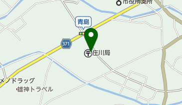 庄川郵便局の地図画像