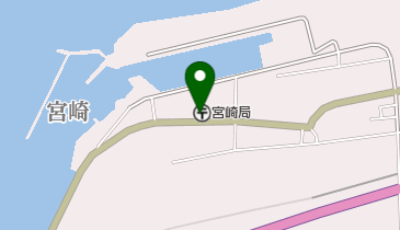 宮崎郵便局の地図画像